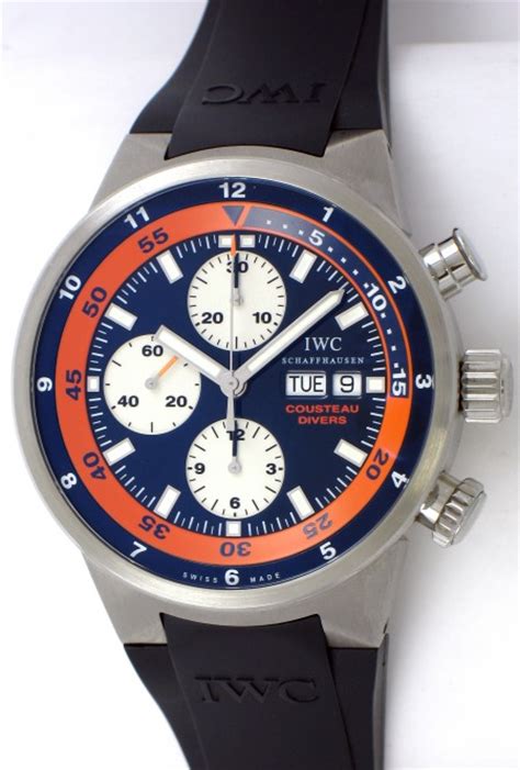 iwc schaffhausen cousteau divers|IWC Cousteau Divers Aquatimer Chronograph IW378101.